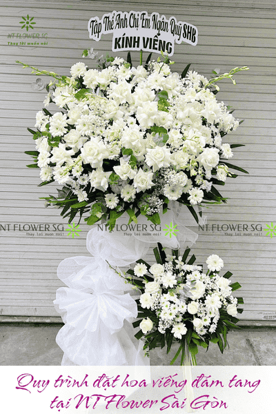 Hoa viếng đám tang Quận Tân Bình 